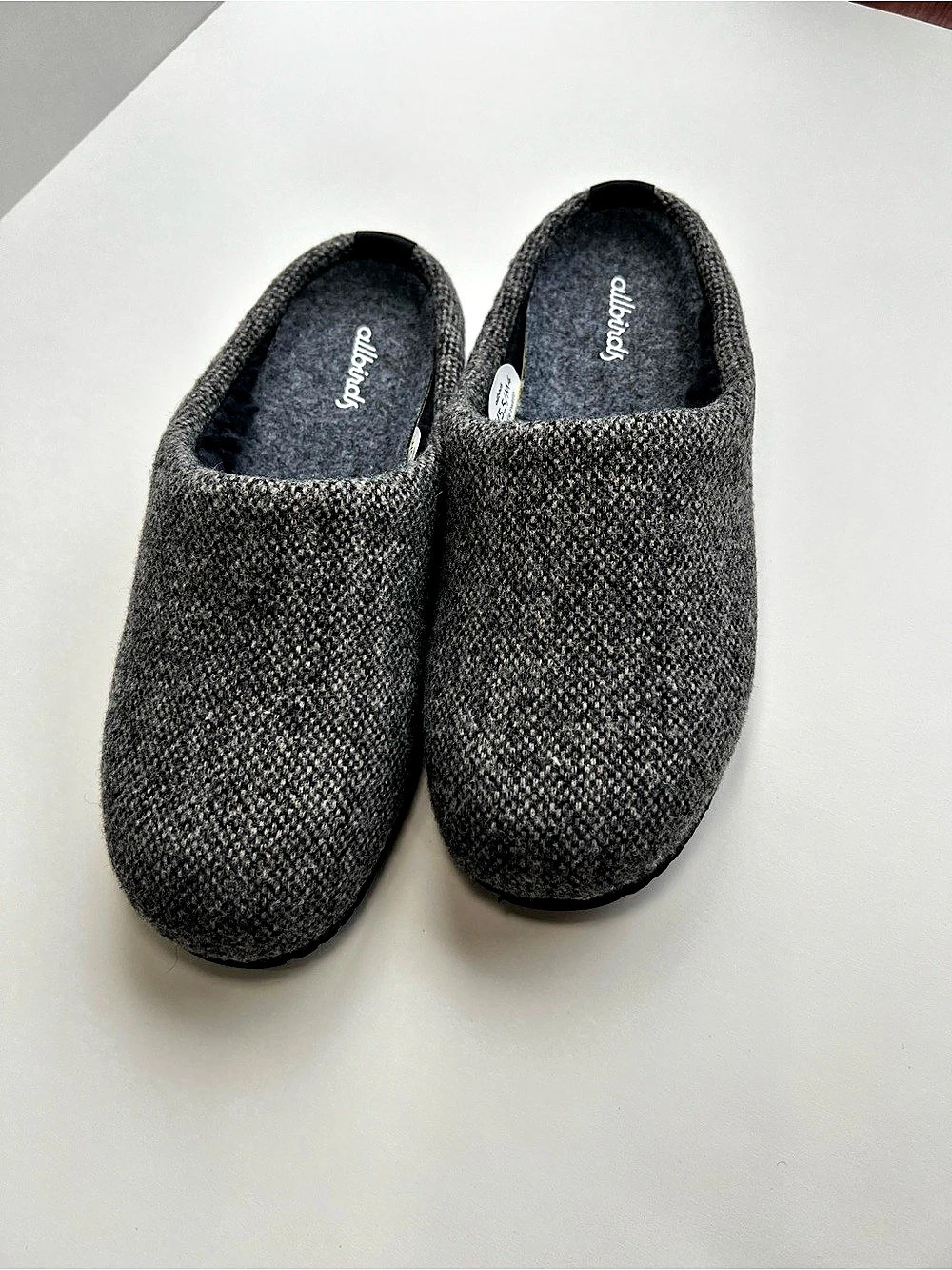 Allbirds Slipper Tweed Gray Slip-On Slippers US 5.5
